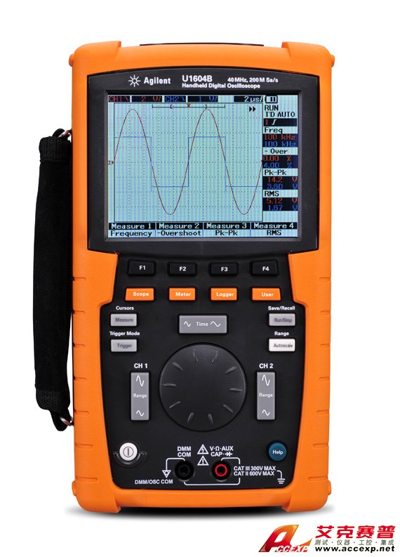 Agilent U1604A圖片 U1604B 手持式示波器,40 MHz