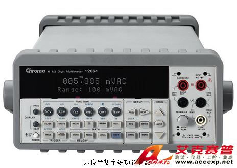  Chroma Model 12061 六位半數字多功能電表