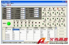 Accexp控制器的信號采集與仿真測試系統
