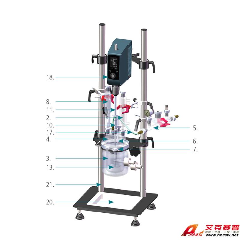 JULABO優萊博 1000ml壓力反應釜， JRS-6438-247