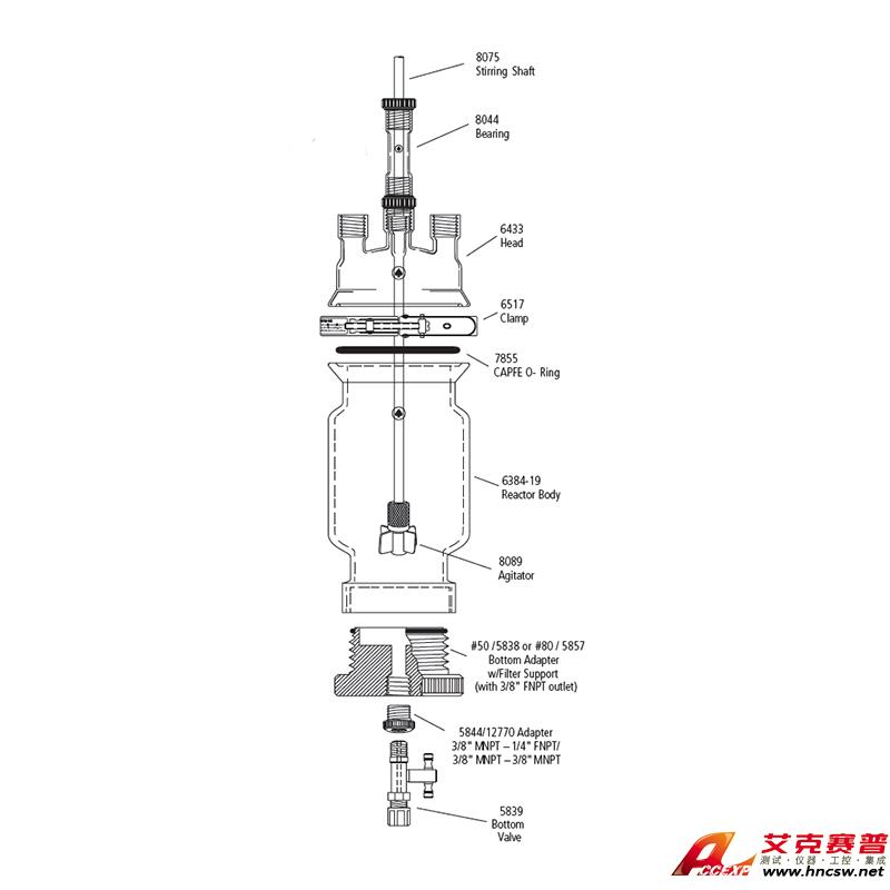 JULABO優萊博 2000ml 單層壓力過濾釜，CRS6384-239